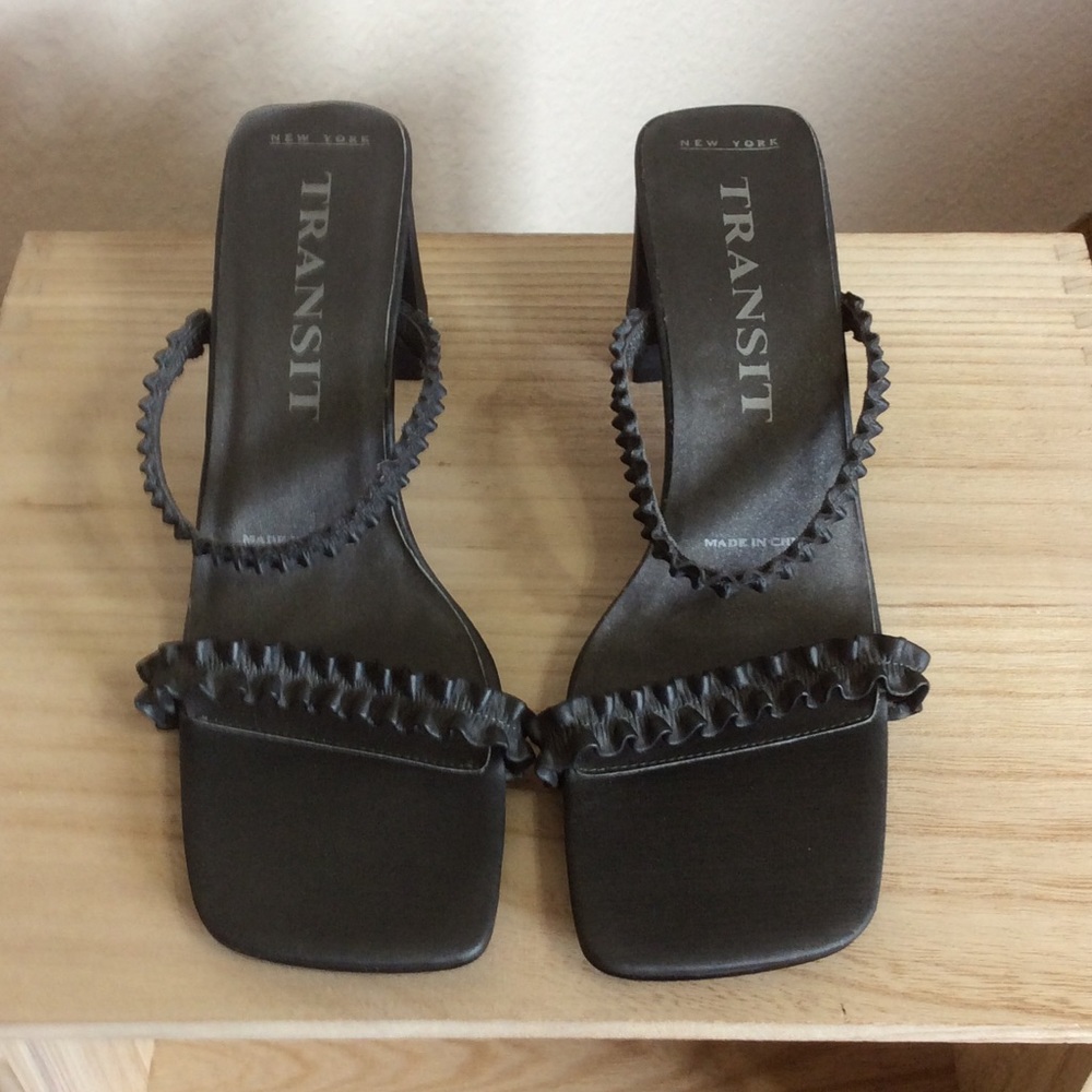 New York Strappy Transit Block Heels